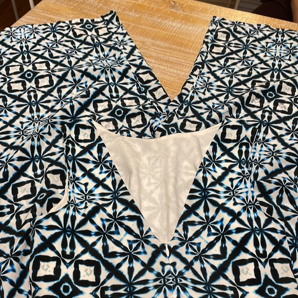 Blue and white jumpsuit size M - Picture 4 of 4